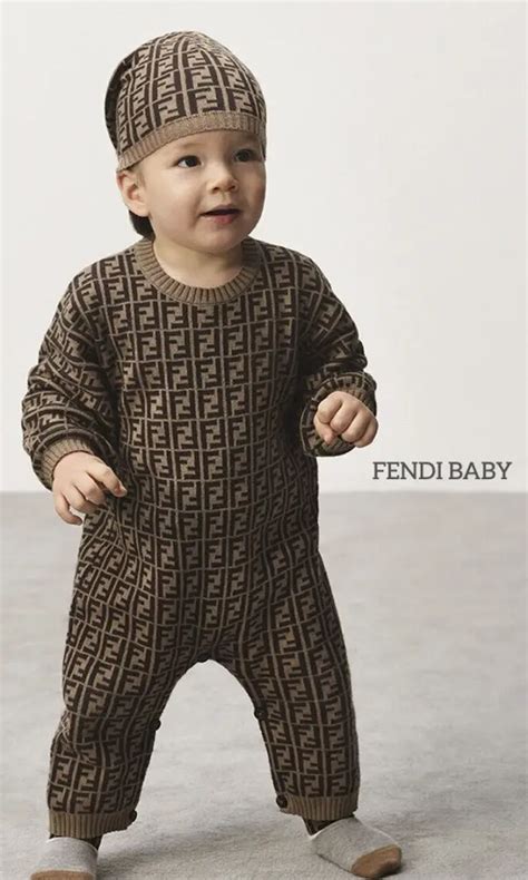 fendi baby playsuit|Fendi designer baby sale.